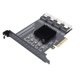 thumbnail image 5 of Adaptador PCIE A 4 Puertos MINI SAS SFF 8087 Adaptador PCIE 3.0 X4 Tarjeta De Expansión Compatible Con 10 11 2003, 5 of 7
