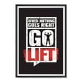 thumbnail image 2 of EzPosterPrints - Gym Inspiration Motivation Quotes - Poster Printing - Inspirational Motivational Wall Art Print for Home Office Decor - Go Lift - 32X48 inches, 2 of 6