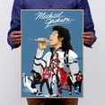 thumbnail image 3 of Póster de Michael Jackson sin marco, papel Kraft para bar, club, póster vintage, arte de pared, pintura, dormitorio, estudio, pegatinas, 3 of 5