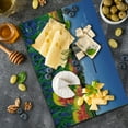 thumbnail image 5 of Landscape Cutting Board, Tulip Blooms with Classic Dutch Windmill Netherlands Countryside Spring Picture, Decorative Tempered Glass Cutting and Serving Board, Large Size, Yellow Blue, by Ambesonne, 5 of 5