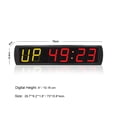thumbnail image 2 of LED Gym Interval Timer Clock Tabata Fitness Digital Wall Clock Big Stopwatch Countdown Training Timer ,Versatile Applications, 2 of 7