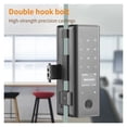 thumbnail image 4 of Door Lock, Tuya WIIF Smart Door Lock Finrprint Password Card NFC APP Key Unlock Electronic Lock Feless Fe S Push Sliding Door ,Easy to Install, 4 of 7