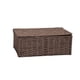 thumbnail image 1 of Moyic Cesta de almacenamiento de ratán de papel, duradera y conveniente para cualquier lugar, contenedor de almacenamiento, organizador de Almacenamiento y organización del hogar café Grande 36*26*15, 1 of 6