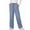 RetroBlue, variant on MOSHU Wide Leg Jeans for Women Elastic Waisted Denim Pants Straight Casual Womens Jean with Side Pockets