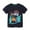 Black, variant on FLMEI 2-8T Boys Cartoon T-Shirts for Kids Toddler,Baby Cotton Summer Crewneck Short Sleeve Shirts Toddler Tops