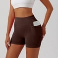 thumbnail image 4 of Garbnen Women's Biker Shorts Tights High Waisted Womens Yoga Shorts Lightweight Outdoor Running Athletic Shorts Womens with Pockets M, 4 of 9