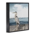 thumbnail image 3 of Stupell Industries Expressionist Heron on Dock Black Framed Giclee Art design by Sophie 6, 17 x 17, 3 of 8