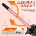 thumbnail image 3 of Rizr de 3/8 pulgadas, Varita Rizra de 9mm, Rizr Cerámico de Temperatura Ajustable, Calentamiento Rápido, Cabello Largo o Corto Herramientas de Pein, 3 of 3