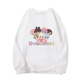 thumbnail image 1 of BTS mujeres sudadera con capucha Streetwear mujeres carton alfabeto inglés coreano Bulletproof Youth League impreso sudadera Casual cuello redondo sudadera Toppangjing, 1 of 4
