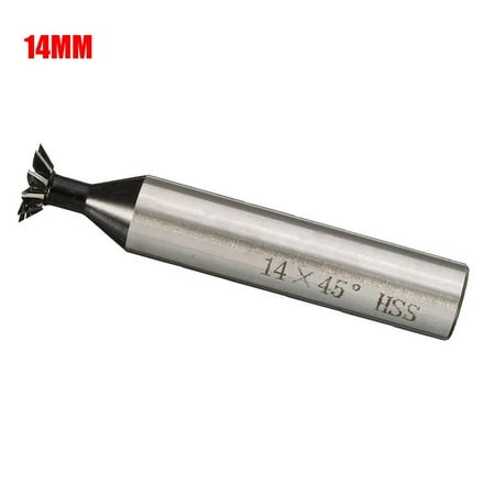

10-35mm 45 Degree High Speed Steel Dovetail Cutter End Mill Milling HSS Tool