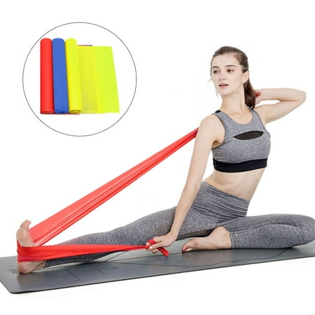 Home Cal TPE Yoga Resistance Band - Stretch Out/Belt Strap for Stretching to Improve Your Balance,Increase Flexibility,for Workouts and Rehab,3Pack,YELLOW, (Best Stretching Exercises To Increase Flexibility)