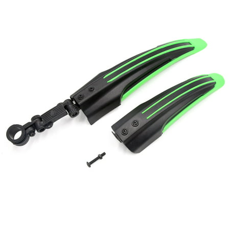 2Pcs Green  Mountain Bike Cycle Bicycle Tire Mudguards Front Rear Fenders