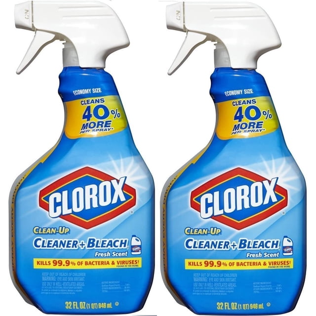 Clorox Nettoyant Désinfectant Blanchissant, Parfum Frais (Pack de 2)