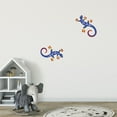 thumbnail image 3 of Mobutofu Iron Gecko Decor Wall Adornment 28X17.5CM Figure For Wall Ornament Home Decoration 1Pcs, 3 of 6