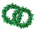 thumbnail image 1 of 2 Rolls Of Sparkly Star Tinsel Garlands With Wire For Xmas Tree, 1 of 5