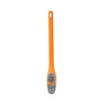 thumbnail image 2 of Toilet Brush Flat Head | Wall-Mounted Bathroom Cleaning Tool | Durable Plastic with Ventilated Drain Holder | Thick Scratch-Resistant Bristles | Includes Mini Gap Cleaner | 1 Piece | 15.5x1.8x1.2 in, 2 of 6