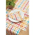 thumbnail image 6 of Radley Plaid Woven Reversible Colorful Summertime Table Runner 13" x 72", 6 of 7