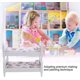 thumbnail image 3 of Litera para muñecas, fresa rosa 1:12, modelo de dormitorio de madera para niños, muebles en miniatura, accesorios de escena (estilo 1) (hy), 3 of 5