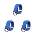 thumbnail image 1 of Jumpingount Cinturón de metal de lona para hombres y mujeres, reemplazo que no se desvanece, fácil de combinar, anillo doble antioxidante, Type1 NO1, 1 of 6