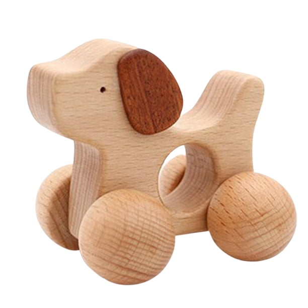 Wooden Baby Toys 1218 Months Baby Wooden Cars Toys Toddler Push Car