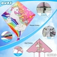 thumbnail image 5 of TOY Life Unicorn Kite for Kids Easy to Fly Large Kids Kite - Kites for Kids and Adults Easy to Fly Big Beach Kites for Kids Age 4-8-12 Idea Gift for Children Outdoor Game Activities Beach Trip, 5 of 7