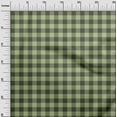 thumbnail image 2 of oneOone Cotton Jersey Light Green Fabric Gingham Check Fabric For Sewing Printed Craft Fabric By The Yard 58 Inch Wide, 2 of 4