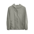 thumbnail image 4 of Admvng Womens Lightweight Windproof Jacket Zipper Pocket Casual Outdoor Travel Wind Coat, 4 of 8