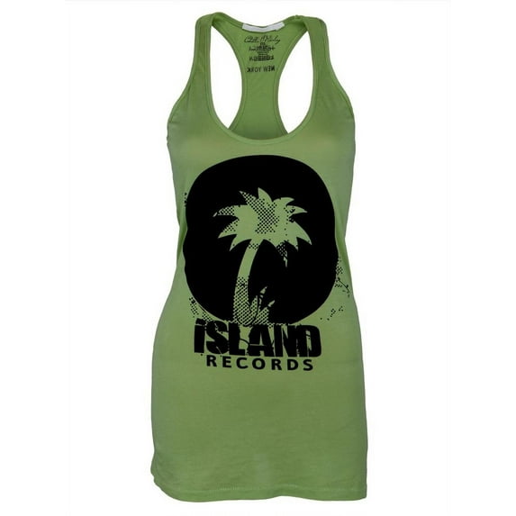 Island Records - Logo Juniors Tank Top - Large