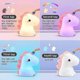 thumbnail image 4 of Unicorn Night Light, Kids Night Light, Girl Boy Adult Night Light, Rechargeable Kids Night Light, Silicone LED Kids Night Light Lamp, Lumino, 4 of 5