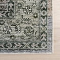 thumbnail image 5 of nuLOOM Rania SplashGuard Medallion Machine Washable Area Rug, 2' 6" x 8', Runner, Rania Sage Green, 5 of 11