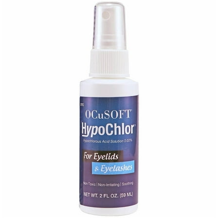 Ocusoft Hyphochlor Eyelid Eyelash Non-Toxic Non- Irritating Eye Drops, 2 oz