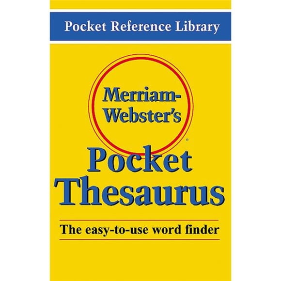 Merriam-Webster MW-524X-3 Poche Thésaurus Relié - 3 Unité