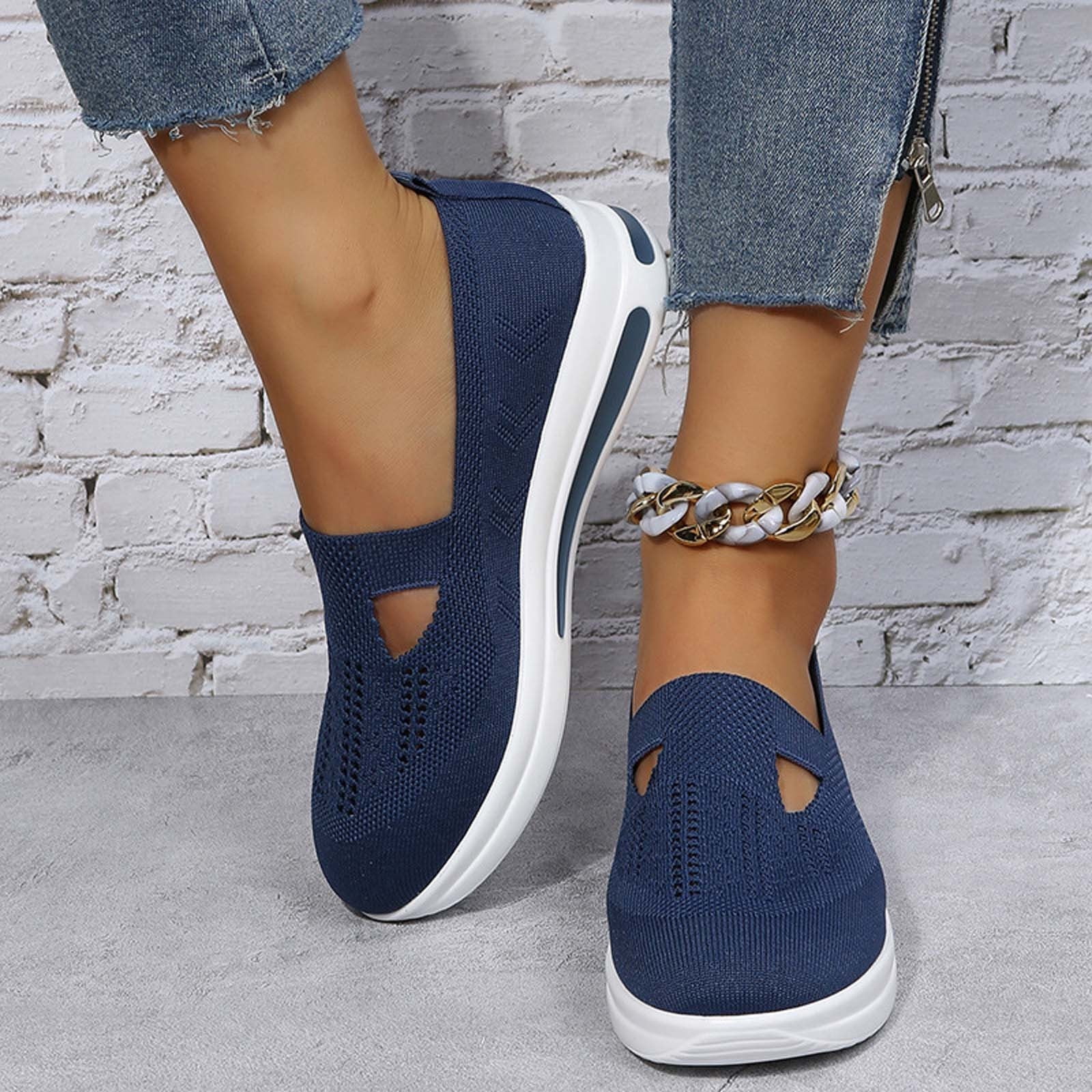 YUNAFFT Clearance Women, Large Size Rocking Shoes Women's Shoes Casual Shoes Thick Bottom Breathable Shoes - Walmart.com
