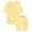 Light Yellow, variant on GiLiling Girls Short Sets Two Piece Outfits Summer Short Sleeve Soft T-Shirt and Lightweight Slim Shorts Comfy Sweatsuit (Purple, 7-8 Years)
