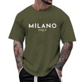 thumbnail image 2 of Mens T Shirts Cozy Slim Fit Crewneck Holiday Tees Quick Dry Active Athletic Men's Summer Shirts, 2 of 5