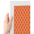 thumbnail image 4 of PinPix 24x16 Custom Cork Bulletin Board Quarterfoil Orange Poster Board Has a Fabric Style Canvas Finish, Framed in Quarterfoil Orange, by ArtToFrames (PinPix-328), 4 of 6