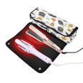 thumbnail image 2 of Hair Tools Travel Bag with Removable Heat Resistant Mat for Straighteners, Curling Iron and Haircare Accessories Cute Tombstones Bats Pattern, 2 of 8