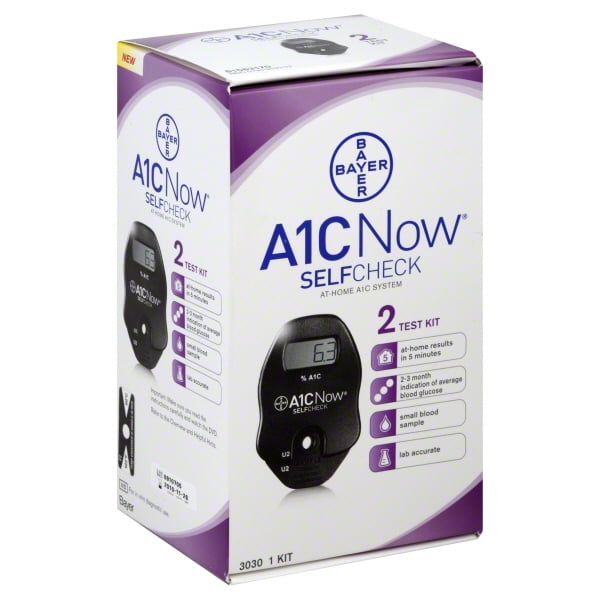 Bayer A1CNow SelfCheck AtHome A1C System, 2 Test Kit