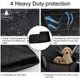 thumbnail image 3 of Asiento de coche para perros extra estable - Asiento de coche para perros de alta calidad para perros pequeños y medianos - Asiento de coche para perros impermeable para asientos traseros y, 3 of 6
