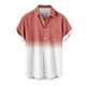 thumbnail image 4 of Mens Casual Manga Corta Botón Abajo Camisas Turndown Cuello Blusa de Impresión, Poliéster Ligero Top de la Moda para el Verano Al Aire Libre Y el Uso Diario, 4 of 6