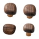thumbnail image 3 of 4 ganchos de madera para abrigos, perchas para gabinetes, multiusos, ligeros y modernos. Cuadrilátero, 3 of 9