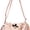 Pink, variant on Polka Dot Nylon Crossbody Bag, Lace & Bow Decor Drawstring Shoulder Purse, Adjustable Strap Casual Hobo Handbag with Side Pockets for Daily Shopping, Travel and Casual Outings