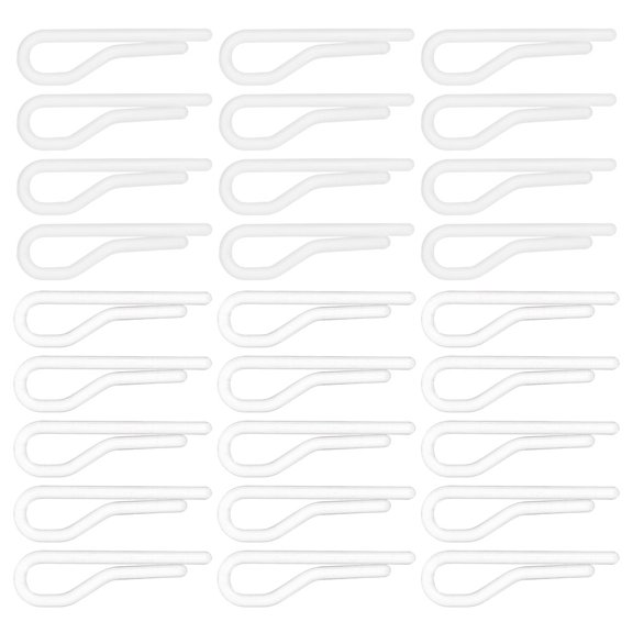 Voiceine 200Pcs Plastic Alligator Clip Garment Clip Shirt Clamps Clothes Fixing Clip