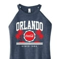 thumbnail image 3 of Coca-Cola - Since 1886 - Orlando & Palm Trees - Juniors High Neck Tank Top, 3 of 5