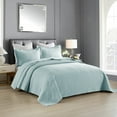 thumbnail image 2 of MarCielo 3-Piece Elegantly Embroidered 100% Cotton Oversized Quilt Bedspread Set TM, 2 of 6