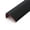 Black, variant on Stair Anti Slip Nosing, Self-Adhesive Vinyl Edge Strip, Flexible PVC Rubber Tread Trim for Indoor & Outdoor Use, 16.4ft, Black