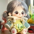 thumbnail image 2 of Muñeco de algodón de peluche Kawaii, figura de superestrella, sin atributos, mono de aguacate, puede cambiar la ropa, regalo, 20cm, 2 of 5