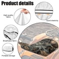 thumbnail image 6 of XYZCANDO Camo Forests Waterproof ATV Seat Cover Easy-Clean Four Wheeler Motorcycle Seat Cushion Cover for Polaris Sportsman 570 450 850, Polaris Scrambler 400 500 850 1000, 6 of 7