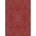 thumbnail image 1 of Ahgly Company Indoor Rectangle Patterned Red Novelty Area Rugs, 5' x 7', 1 of 6