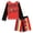 Red / black, cars, variant on Mickey Mouse Raglan Rash Guard and Swim Trunks UPF 50+ Outfit Set Infant to Little Kid